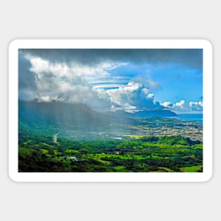 Pali Lookout Showers Sticker